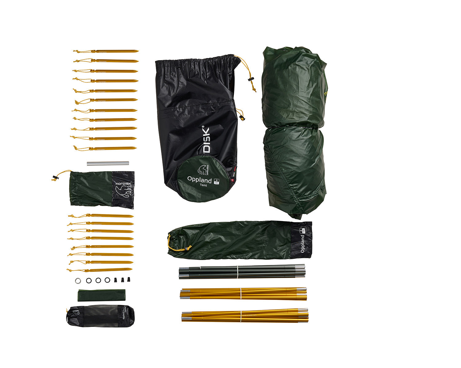 Oppland 2 LW (2.0) Tent - Black Forest Green - 1/2 personen.