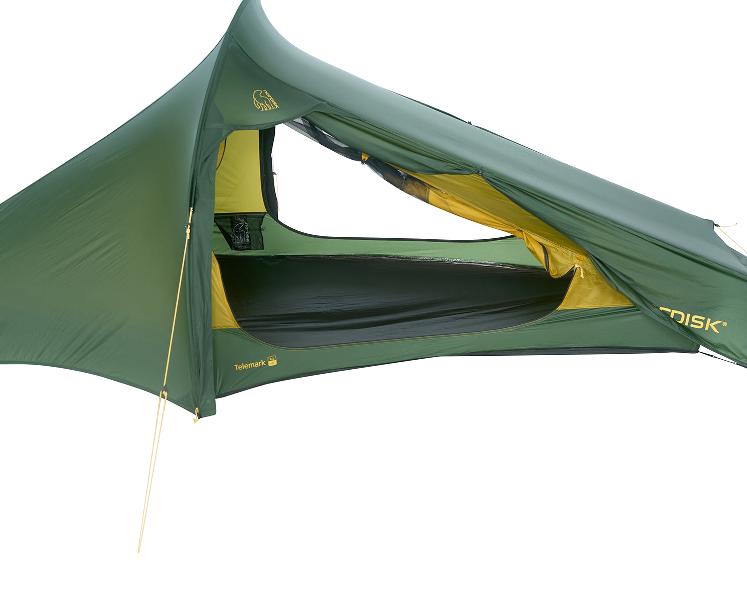 Telemark 2.2 LW (2.0) Tent - Black Forest Green 2 personen.