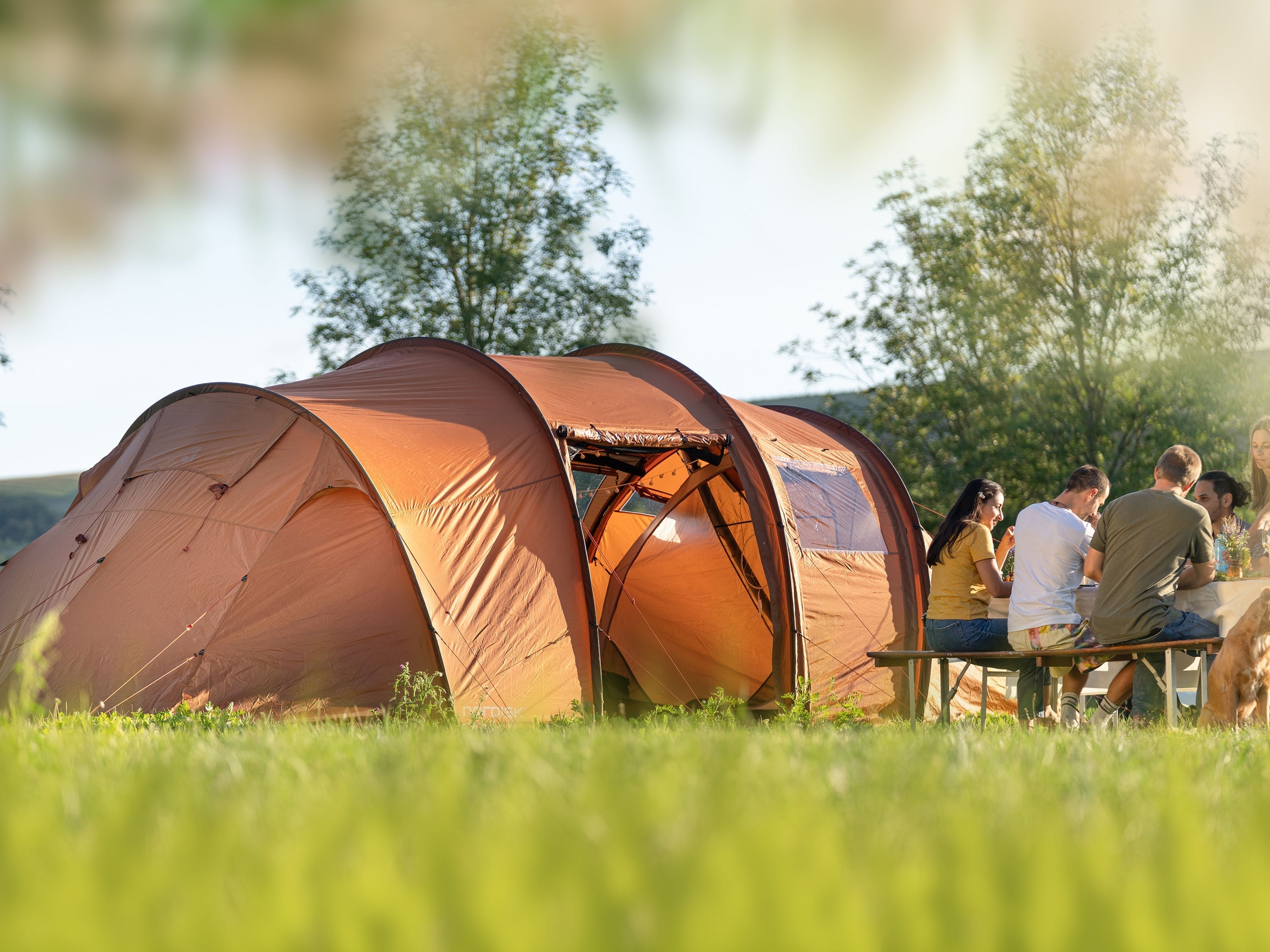 Reisa 6 PU Tent - Cashew Brown - 6 personen.