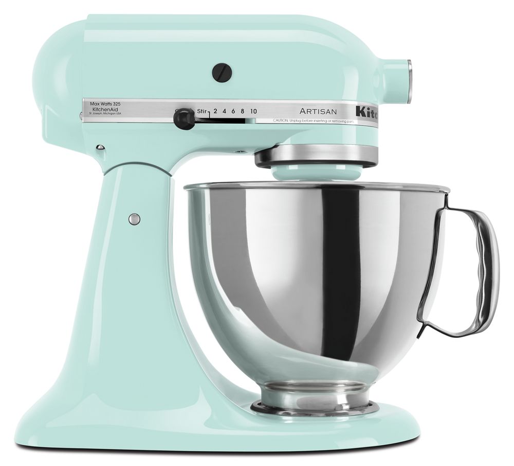 KitchenAid Artisan Seria 5 l – Mikser stojący z przechylaną głowicą – (Lodowy Niebieski)(