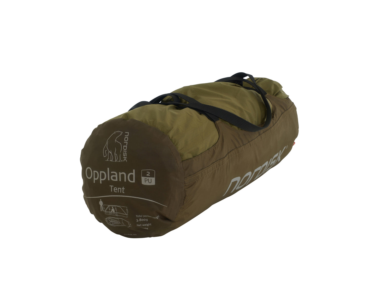 Oppland 2 PU (2.0) Tent - Dark Olive - 2 personen.