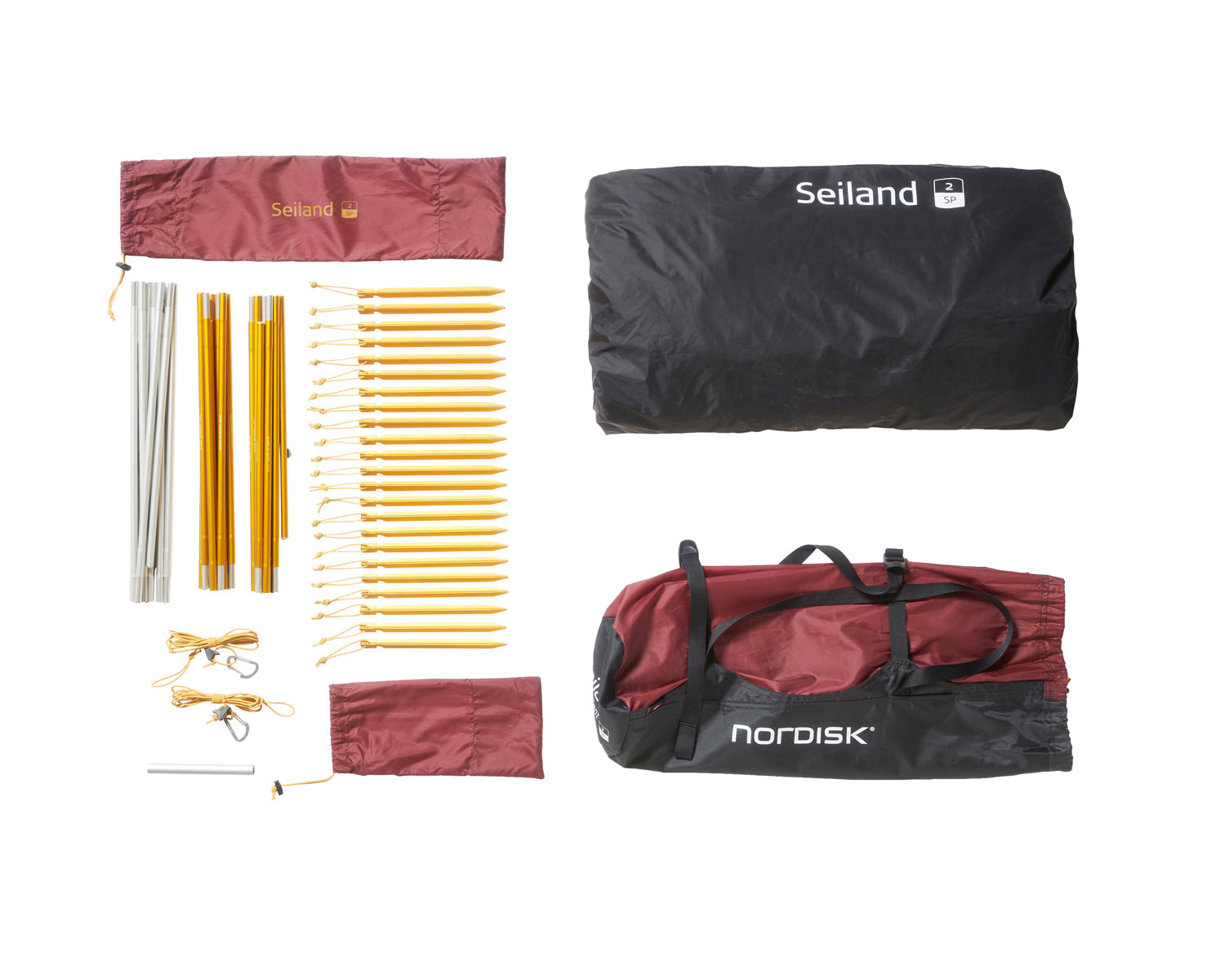 Seiland 2 SP Tent - Burnt Red - 2 personen.