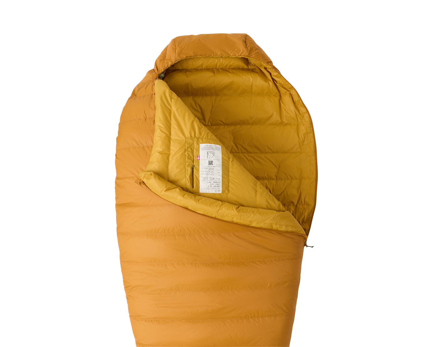 Iver +5° Mummy Slaapzak – Sea Buckthorn Brown