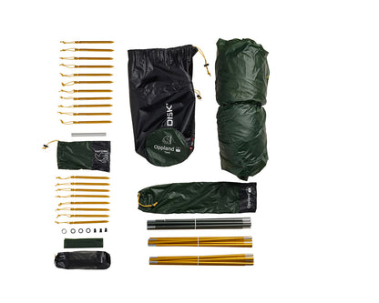 Oppland 2 LW (2.0) Tent - Black Forest Green - 1/2 personen.
