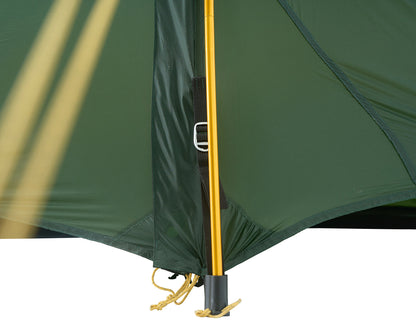Telemark 2.2 LW (2.0) Tent - Black Forest Green 2 personen.