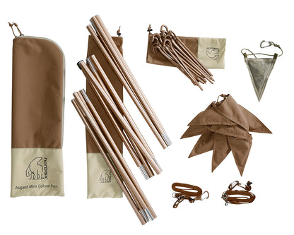 Asgard Tech Mini Tent - 2 personen | Dachshund Chocolate