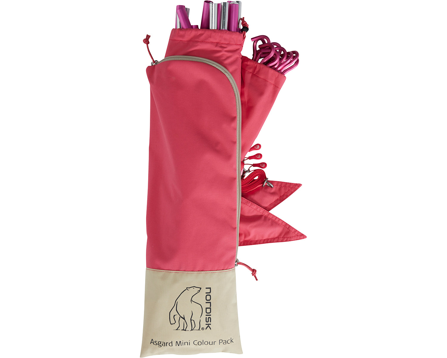 Asgard Tech Mini Tent - 2 personen | Azalea Cherry Pink