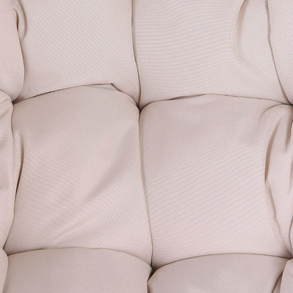 Luxe Hangstoel met Standaard – In natuurtint