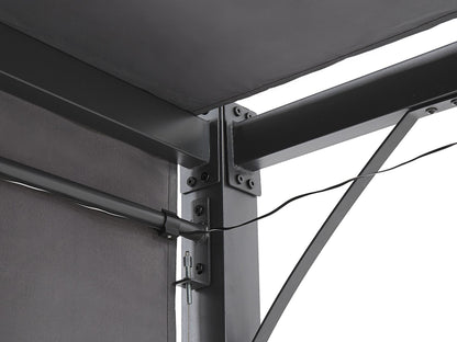 Smart Pergola LuxeShine | UV-Bestendig | Verstelbaar | LED lamp op zonne-energie