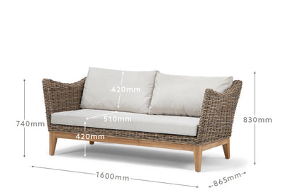 Brisbane Patio Loungeset – Modern lineair ontwerp