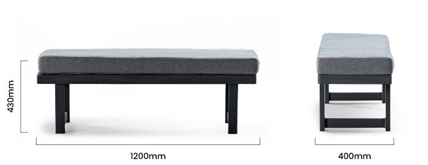 Moscow Hoek Loungeset – Modulaire buitenopstelling