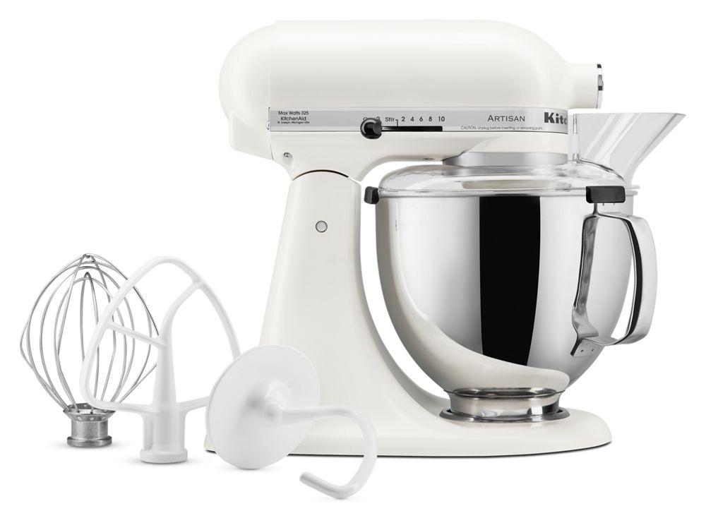 KitchenAid Artisan Seria 5 l – Mikser stojący z przechylaną głowicą – (Biały)