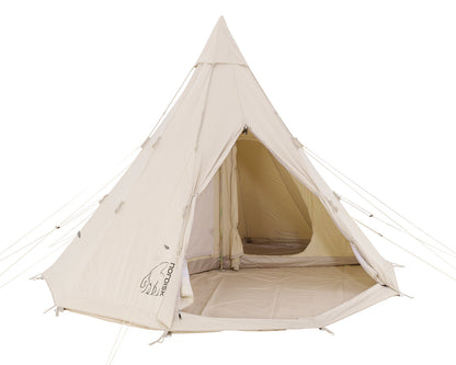 Alfheim 12.6 Glamping Tent - 6 personen | 12.6 m² | Sand Shell