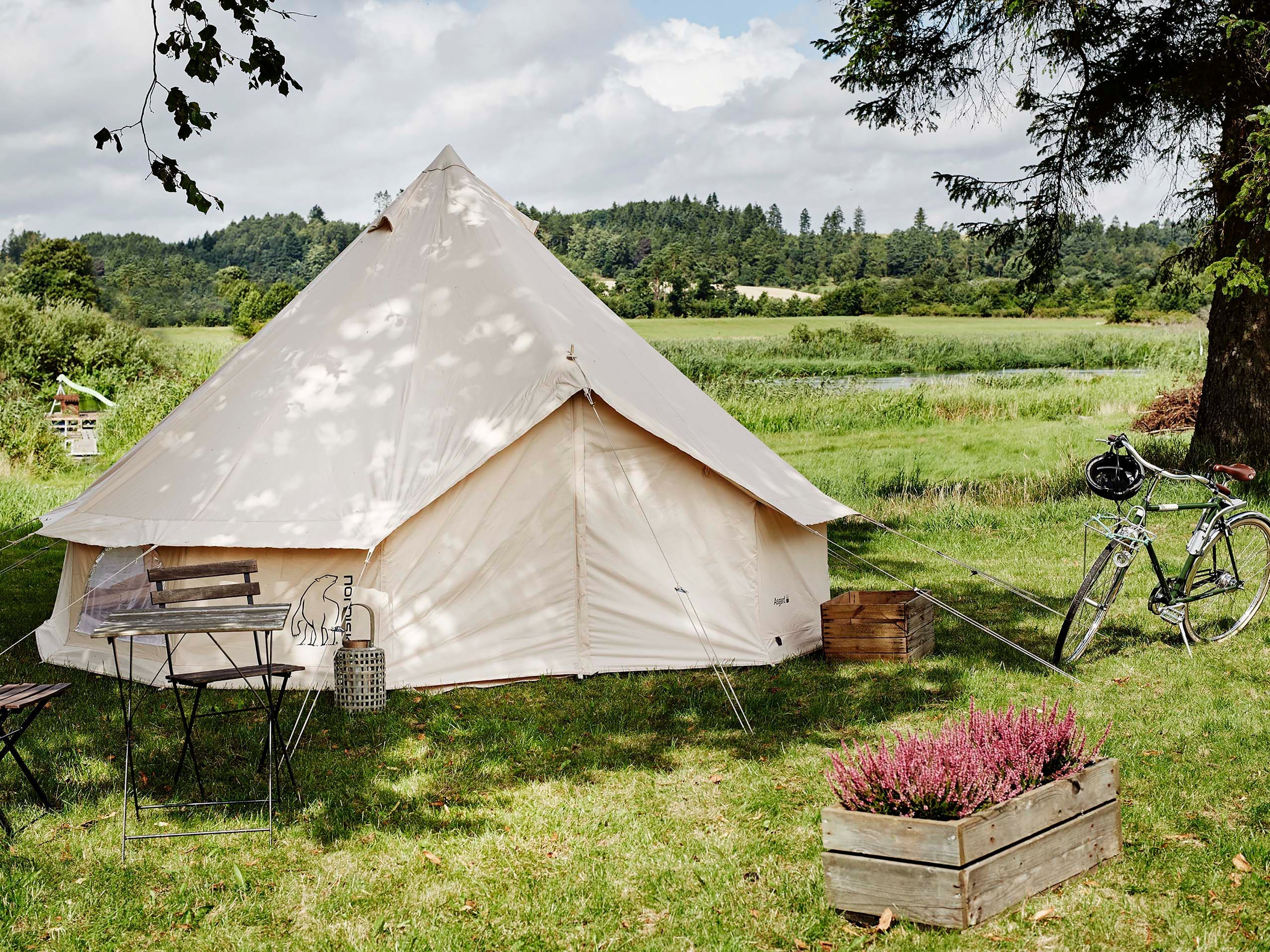 Asgard 12.6 Glamping Tent - 12.6 m² | 6 personen | Natuurlijk