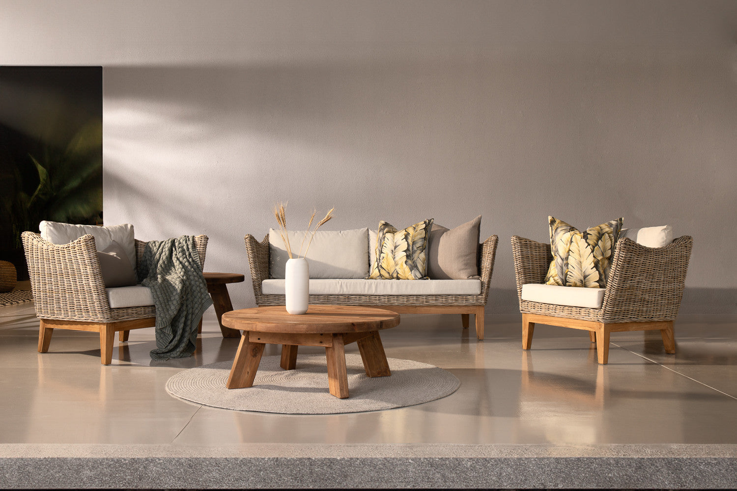 Brisbane Patio Loungeset – Modern lineair ontwerp