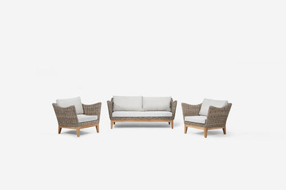 Brisbane Patio Loungeset – Modern lineair ontwerp