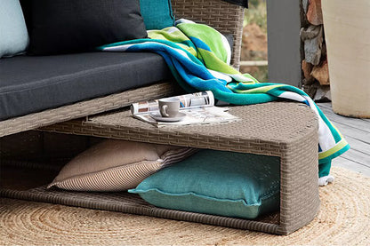 Burma Patio Loungebed (Steen) – Resortstijl ontspanning