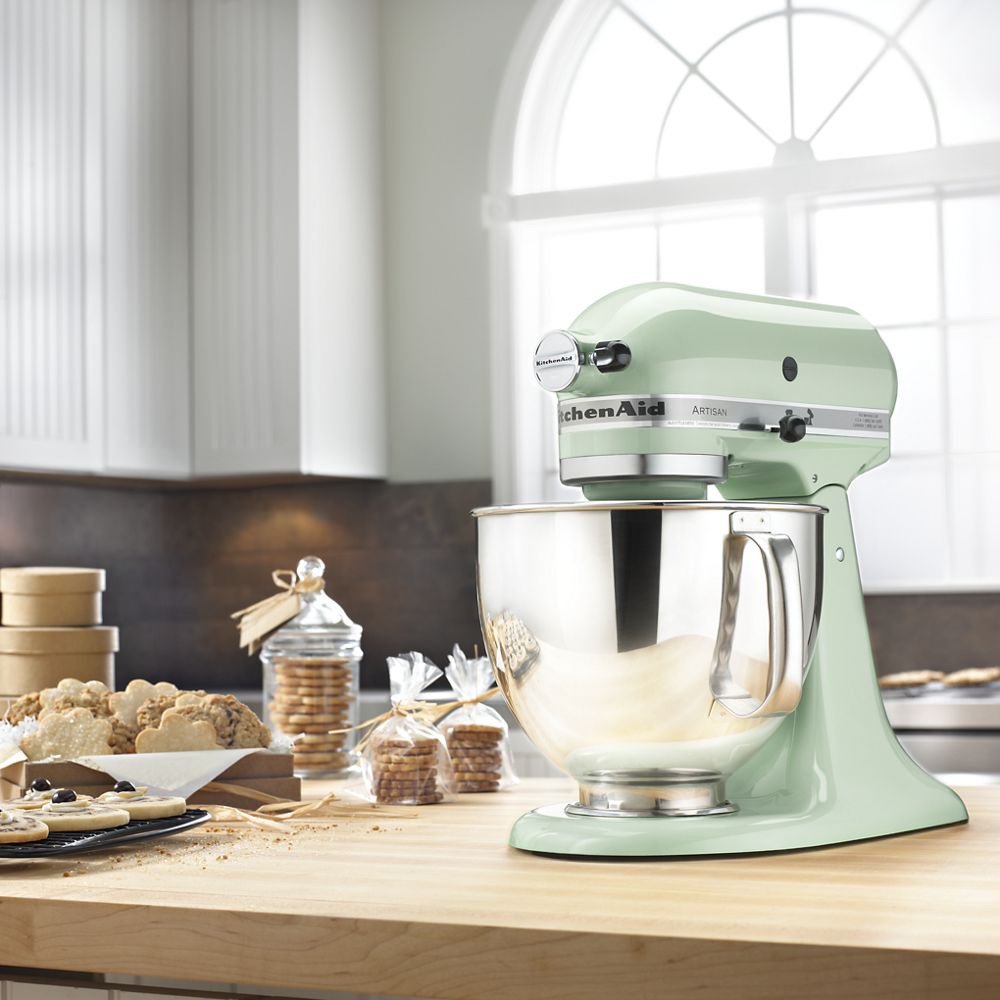 KitchenAid Artisan Seria 5 l – Mikser stojący z przechylaną głowicą – (Błękit Aqua)