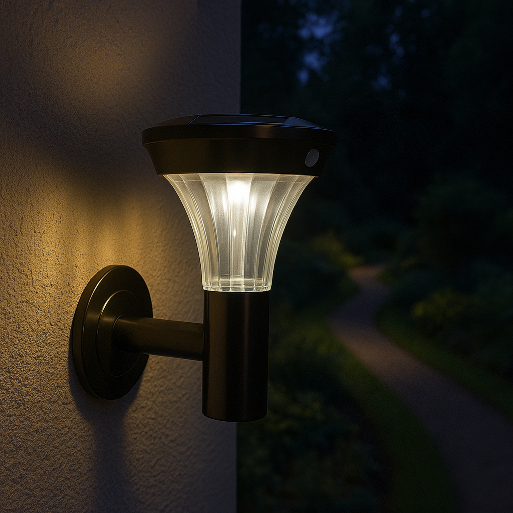 Set van 3 Solar Wandlampen – Slimme verlichting op zonne-energie