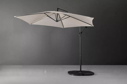 Miami Zweefparasol (Beige) – Zonsondergangreflectie