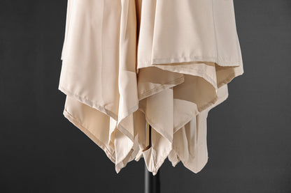 Miami Zweefparasol (Beige) – Zonsondergangreflectie