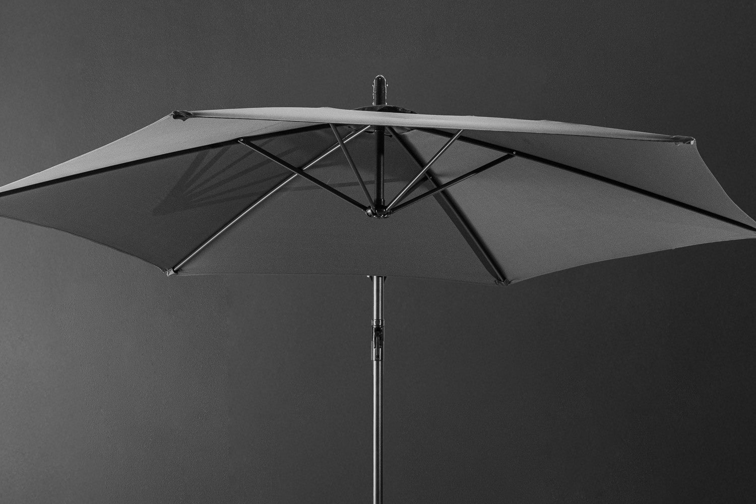 Miami Zweefparasol (Grijs) – Moderne schaduwoplossing