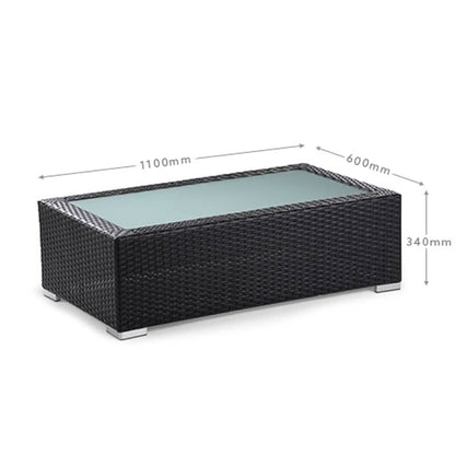 Montae 4-Delige Loungeset (Zwart) – Stedelijke luxe
