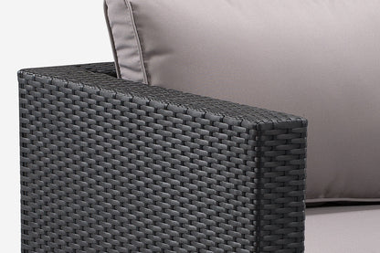 Montae 4-Delige Loungeset (Zwart) – Stedelijke luxe