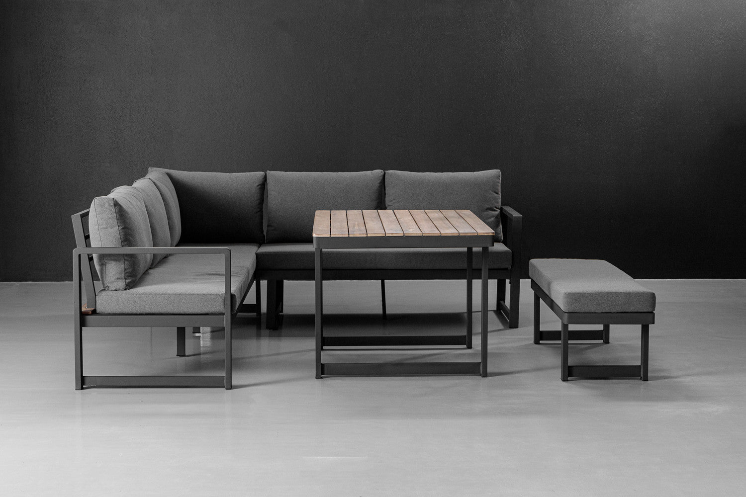 Moscow Hoek Loungeset – Modulaire buitenopstelling