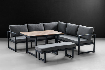 Moscow Hoek Loungeset – Modulaire buitenopstelling