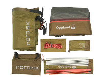 Oppland 4 PU Tent – Dark Olive – 4 personen