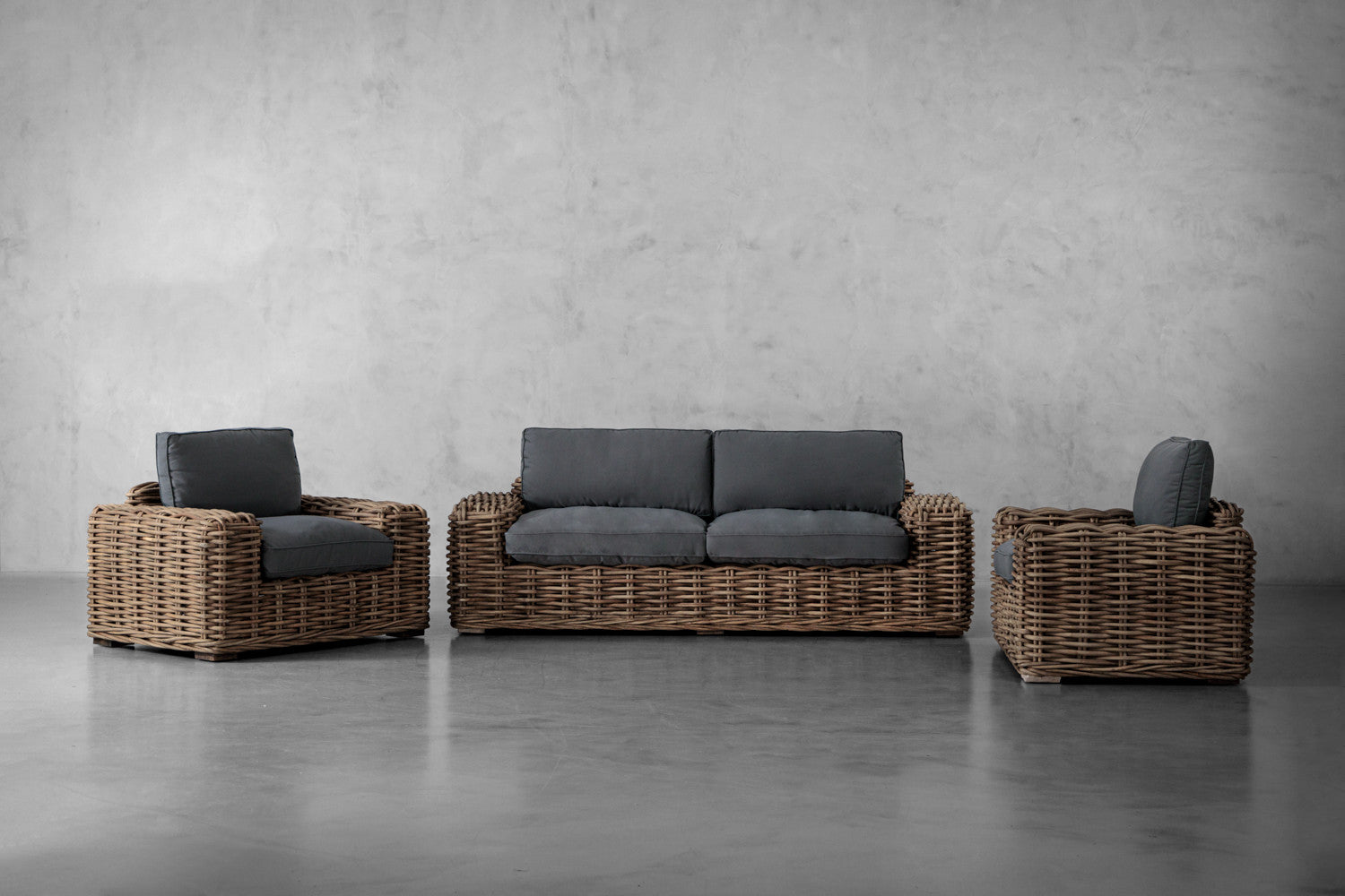 Panama Lounge Set – Rustiek Rattan & Zacht Comfort