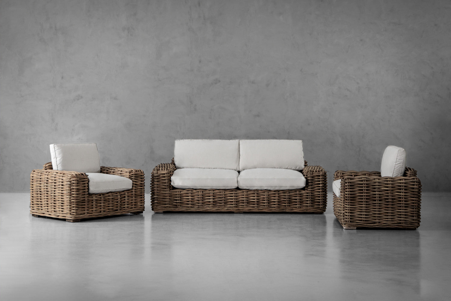 Panama Lounge Set – Rustiek Rattan & Zacht Comfort
