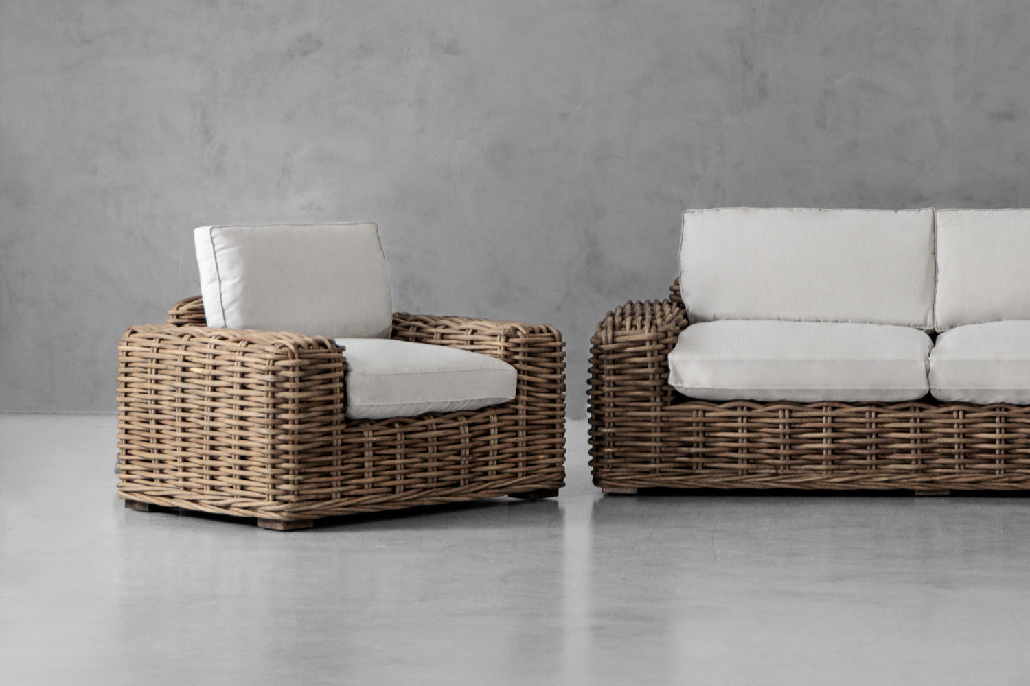 Panama Lounge Set – Rustiek Rattan & Zacht Comfort