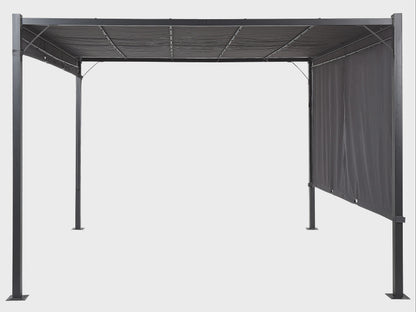 Smart Pergola LuxeShine | UV-Bestendig | Verstelbaar | LED lamp op zonne-energie