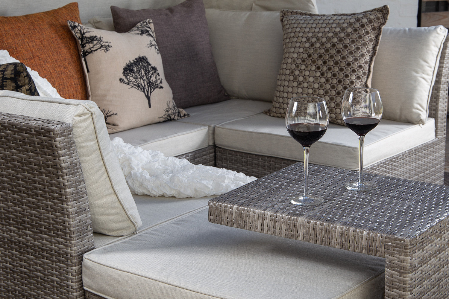 Santorini Loungeset – Mediterrane sfeer