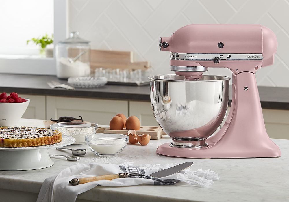 KitchenAid Artisan Seria 5 l – Mikser stojący z przechylaną głowicą – (Zgaszony Róż)