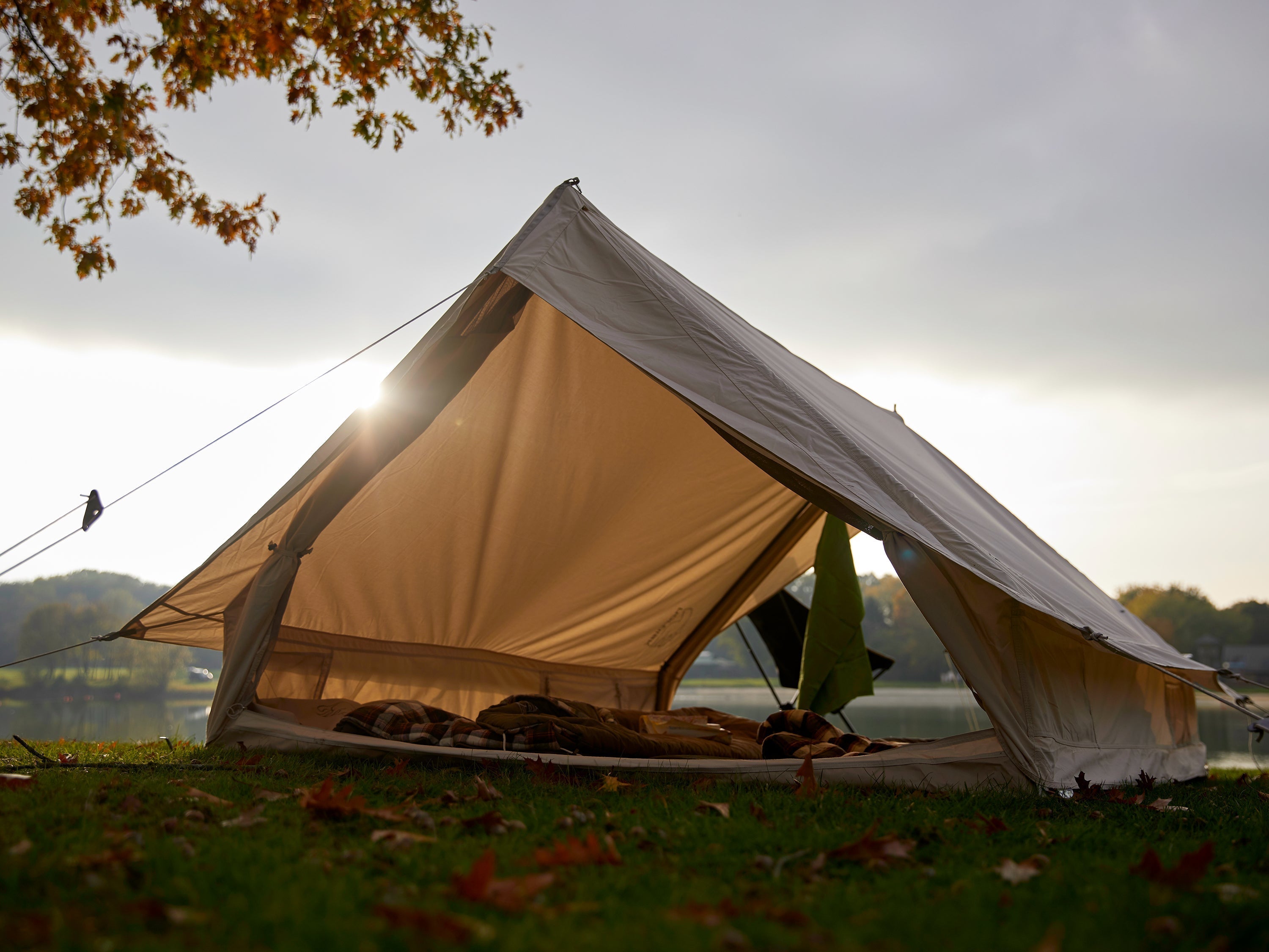 Vimur 5.6 Glamping Tent - 5.6 m² | 4 personen | Sand Shell