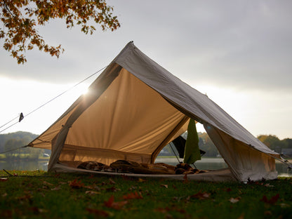 Vimur 5.6 Glamping Tent - 5.6 m² | 4 personen | Sand Shell